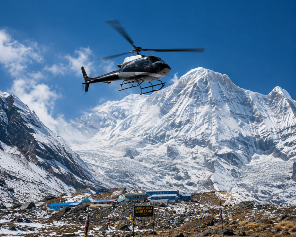 Annapurna Base Camp Trek with Helicopter Return - 8 Days