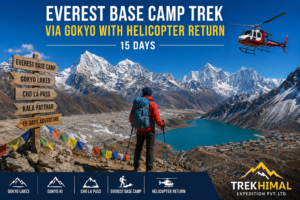 Everest Base Camp Trek via Gokyo with Helicopter Return in Nepal